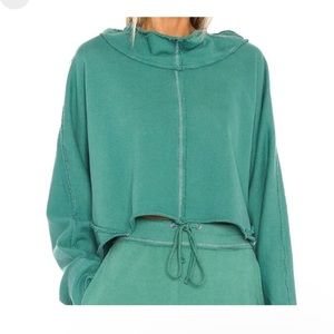 fp movement green long sleeve top